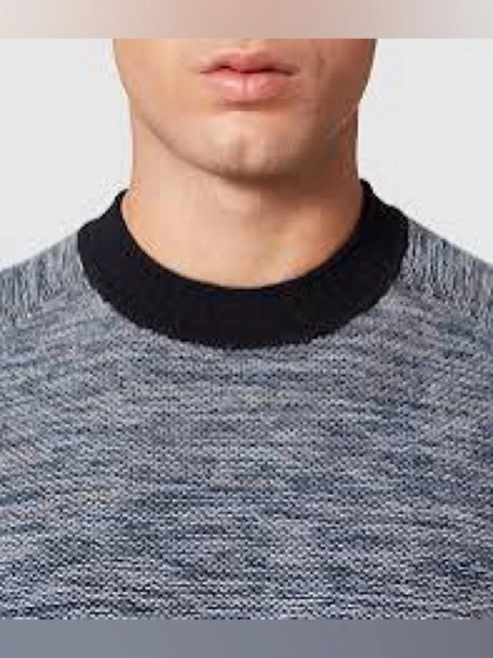 BOSS Hugo Boss Kharles Men’s Crewneck Sweater Dark Blue Gray Size XL